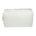 thumbnail image 1 of Unique Bargains 1 Pc Durable Solid Color Cosmetic Bag White, 1 of 5