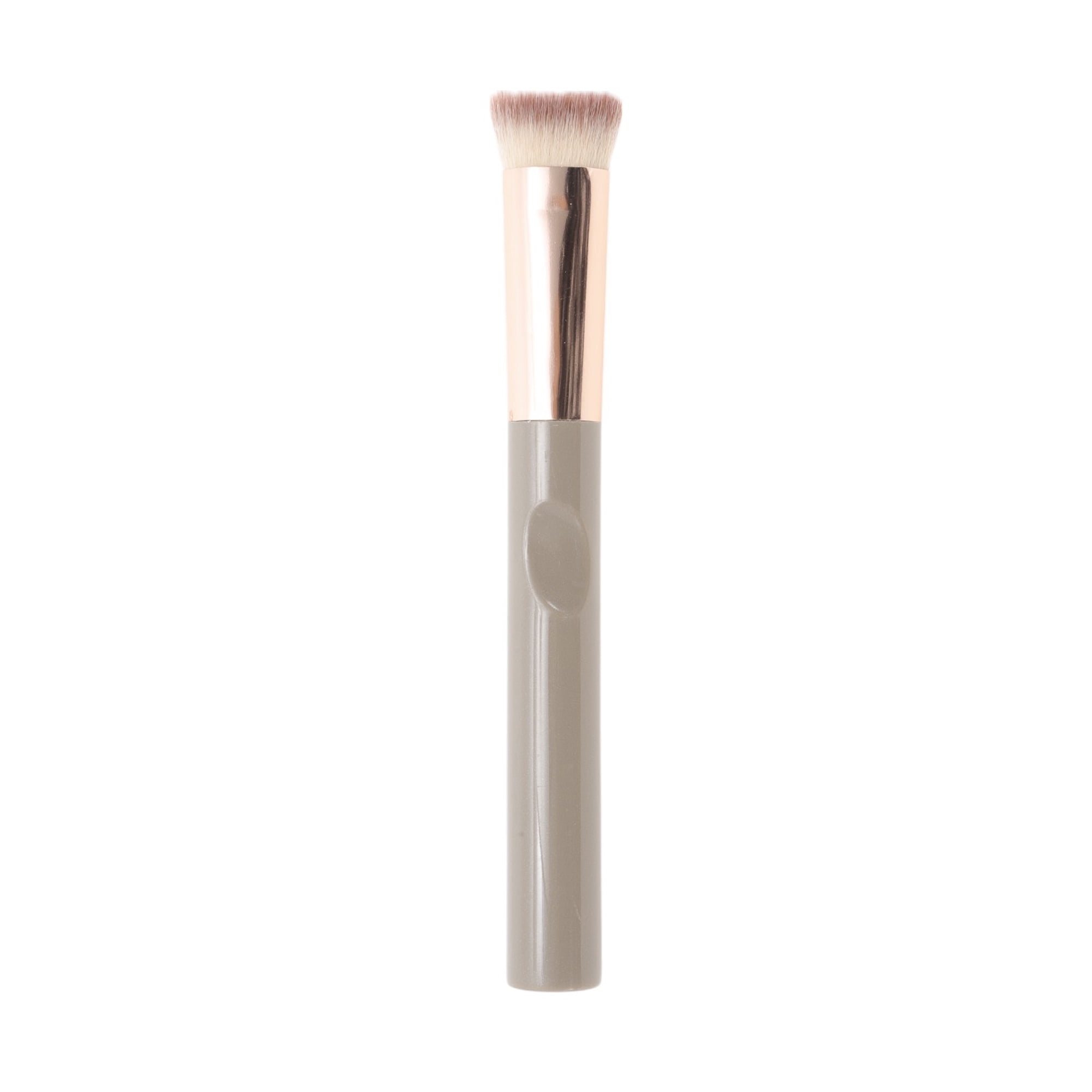 Unique Bargains 1 Pc Durable Straight-angle Foundation Brush Light Coffee Color