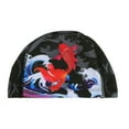 thumbnail image 1 of Unique Bargains 1 Pc Durable Swim Cap Black Red White Gray, 1 of 6