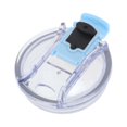thumbnail image 1 of Unique Bargains 1 Pc Durable Tumbler Lid for Office Blue Plastic, 1 of 5