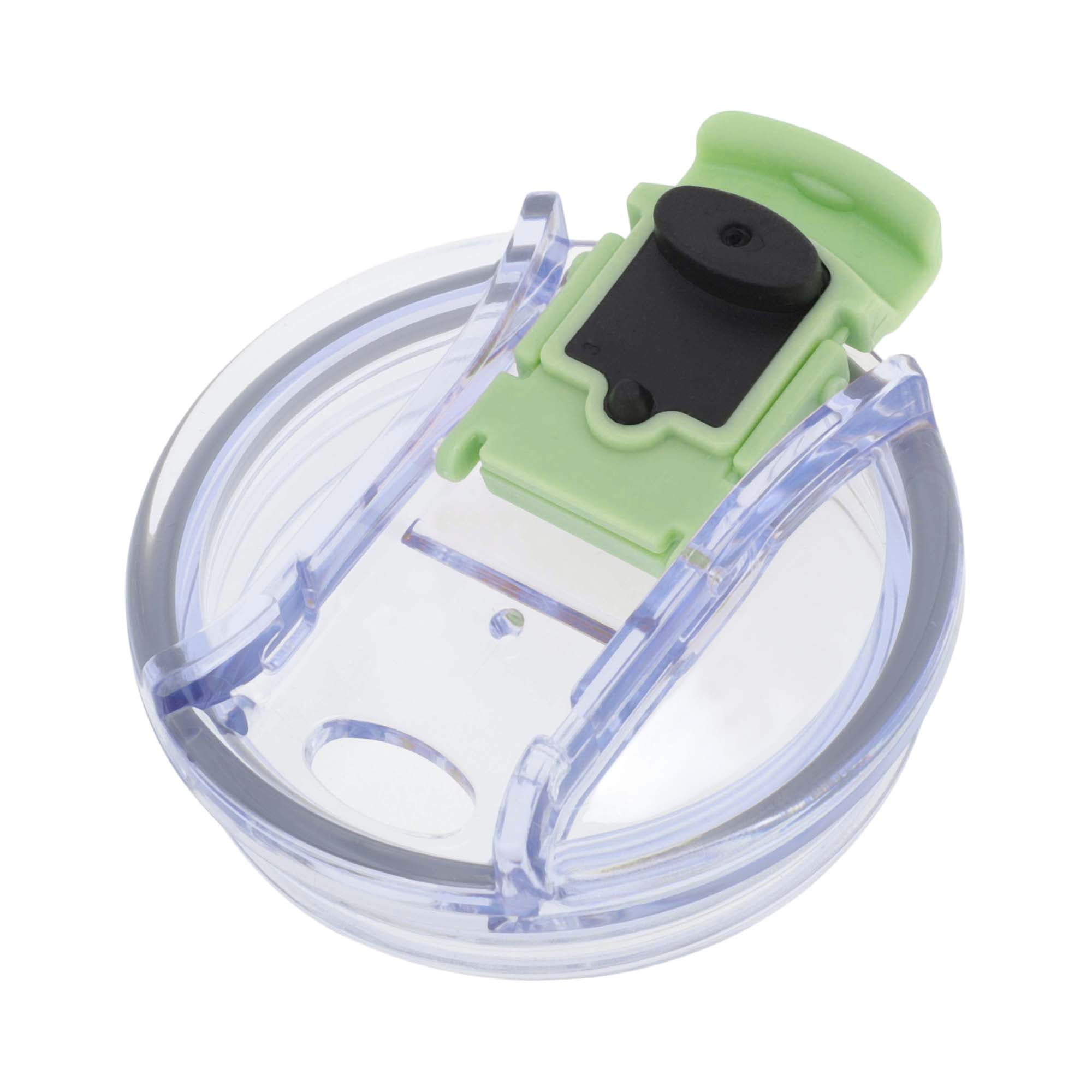 Unique Bargains 1 Pc Durable Tumbler Lid with Magnetic Slider and O-Rings Green
