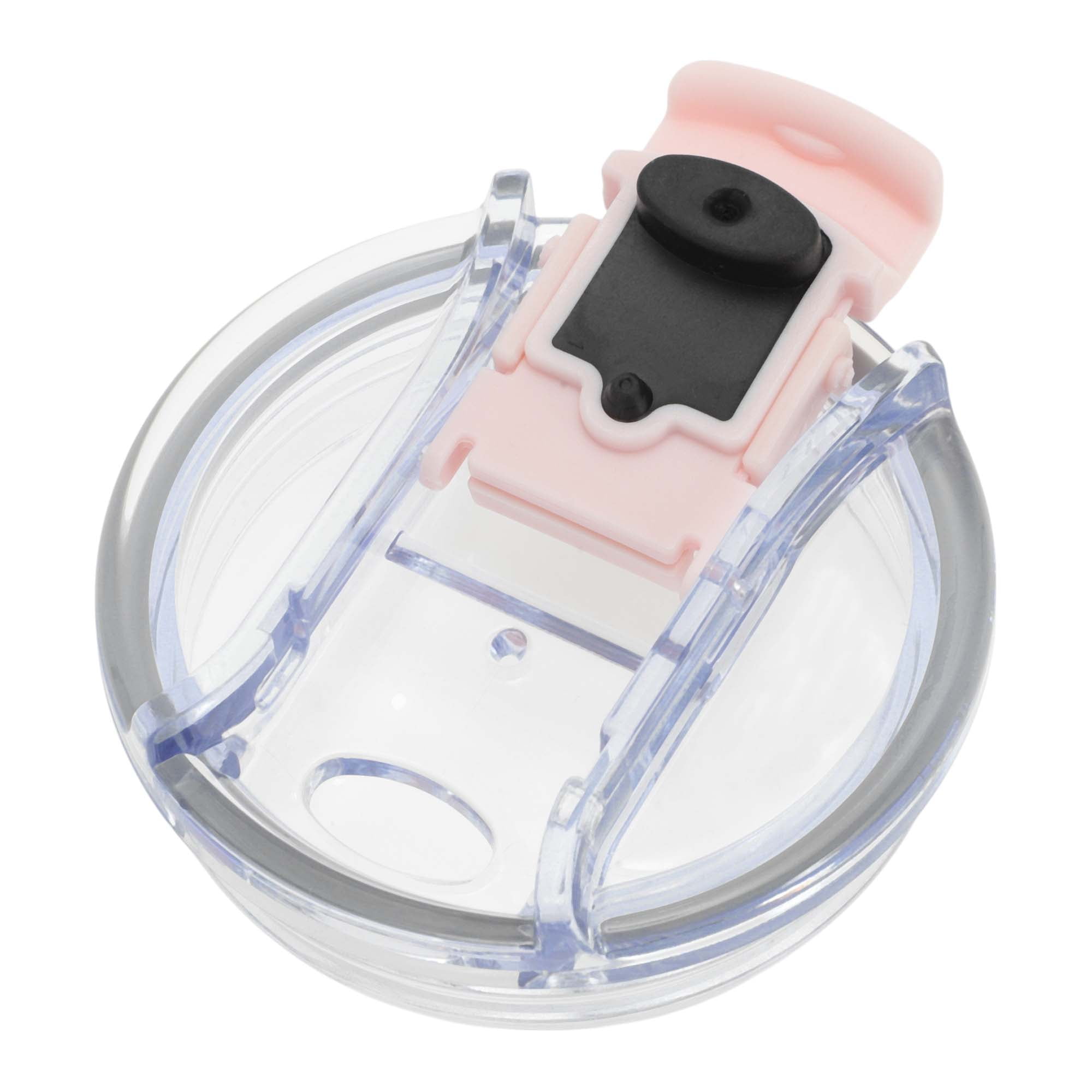 Unique Bargains 1 Pc Durable Tumbler Lid with Magnetic Slider and O-Rings Pink