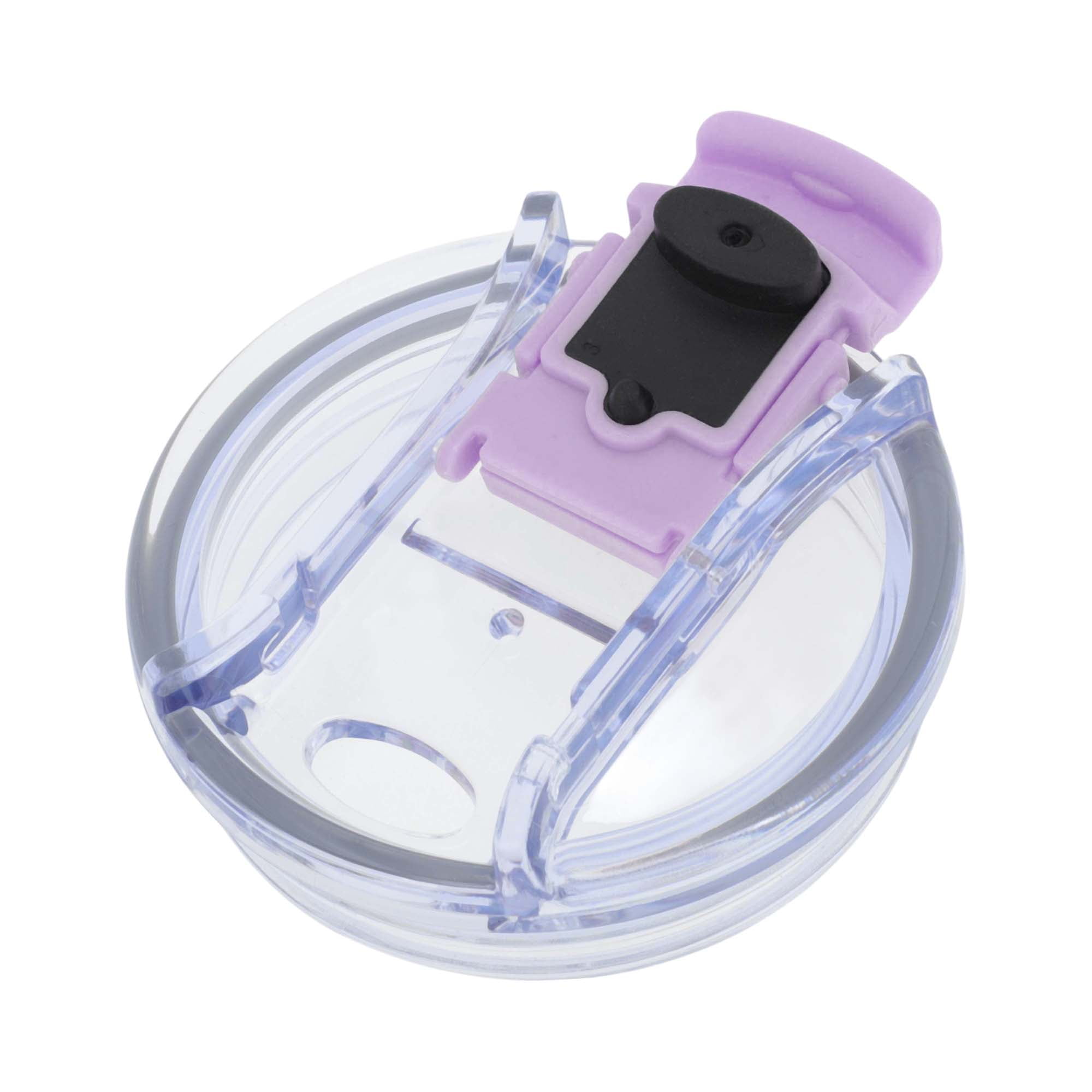 Unique Bargains 1 Pc Durable Tumbler Lid with Magnetic Slider and O-Rings Purple