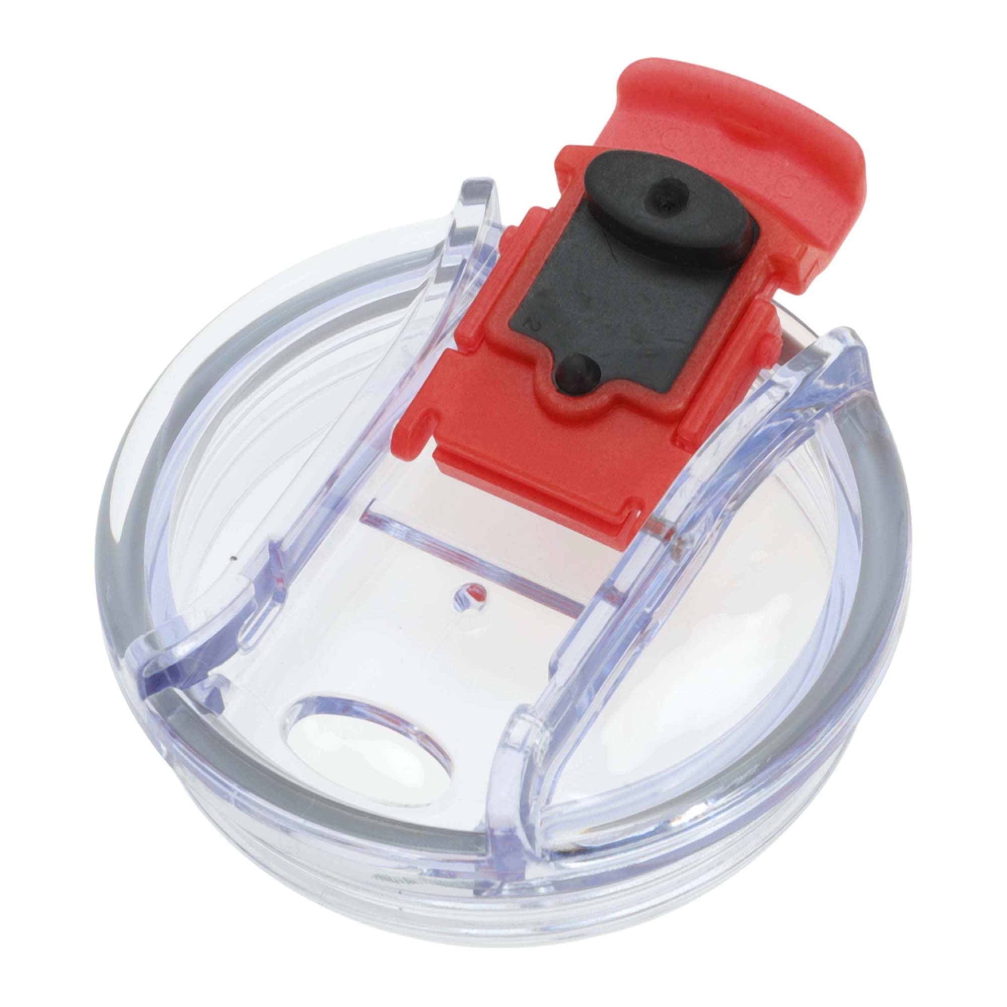 Unique Bargains 1 Pc Durable Tumbler Lid with Magnetic Slider and O-Rings Red