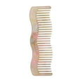 thumbnail image 1 of Unique Bargains 1 Pc Durable Wave Hair Comb Colorful Yellow Acetate Sheet, 1 of 5