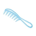 thumbnail image 1 of Unique Bargains 1 Pc Durable Wide Tooth Comb Blue PS, 1 of 6