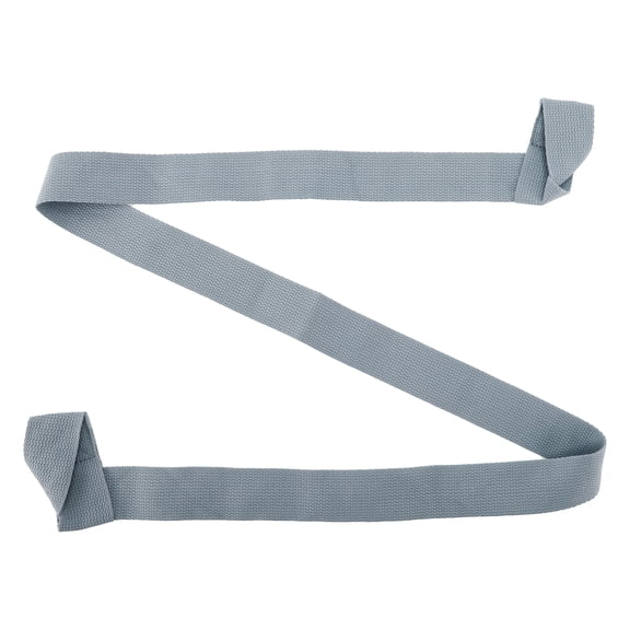 Unique Bargains 1 Pc Durable Yoga Mat Straps for Stretching 58.66"x1.57" Gray Blue
