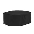 thumbnail image 1 of Unique Bargains Dustproof Round Table And Chairs Dust Cover 1pc Black, 1 of 5