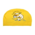 thumbnail image 1 of Unique Bargains 1 Pc Elastic Whale Pattern Swim Cap Yellow, 1 of 6