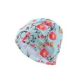 thumbnail image 1 of Unique Bargains 1 Pc Elasticity Plum Blossoms Pattern Swim Cap 5.91"x9.25" Light Blue, 1 of 6