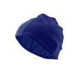 thumbnail image 1 of Unique Bargains 1 Pc Elasticity Swim Cap 5.51"x8.66" Navy Blue, 1 of 6