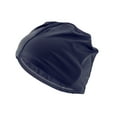 thumbnail image 1 of Unique Bargains 1 Pc Elasticity Swim Cap for Adult 5.91"x9.25" Navy Blue, 1 of 6