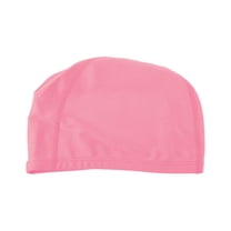 Unique Bargains 1 Pc Elasticity Swim Cap for Adult 5.91"x9.25" Pink