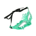 thumbnail image 1 of Unique Bargains 1 Pc Electroplated Half-face Party Mask Green Plastic, 1 of 5