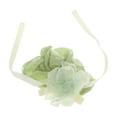 thumbnail image 1 of Unique Bargains 1 Pc Elegant Bow Flower Hair Scrunchies Hair Ties Green, 1 of 5