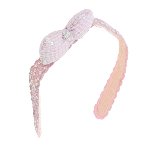 Unique Bargains 1 Pc Elegant Butterfly Magic Tapes Headwraps for Children 13.19"x2.17" Purple