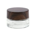 thumbnail image 1 of Unique Bargains 1 Pc Elegant Cream Glass Bottle for Bathroom 0.17oz Dark Brown, 1 of 6