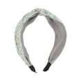 thumbnail image 1 of Unique Bargains 1 Pc Elegant Crossed Headbands for Women Gray Blue, 1 of 6