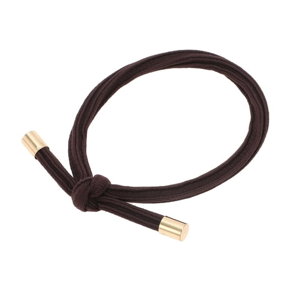 Unique Bargains 1 Pc Elegant Knotted Style Hair Rope Hair Scrunchies Black