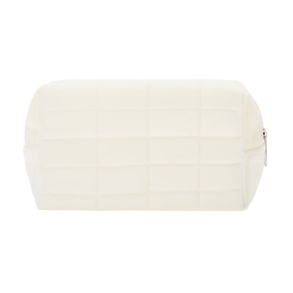 Unique Bargains 1 Pc Elegant Makeup Bag for Various Occasions White