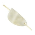 thumbnail image 1 of Unique Bargains 1 Pc Elegant Oval Hair Pins Hairdo Clip for Women 4.92"x1.34"x0.79" Light Gray, 1 of 3