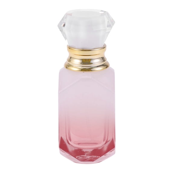 Unique Bargains 1 Pc Elegant Perfume Bottles for Bathroom 1.01oz White-Pink Gradient