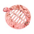 thumbnail image 1 of Unique Bargains 1 Pc Elegant Round Fish Shape Hair Clips Hairdo Clip Red, 1 of 5