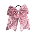 thumbnail image 1 of Unique Bargains 1 Pc Elegant Sequins Bow Hair Ties for Home Pink, 1 of 5