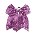 thumbnail image 1 of Unique Bargains 1 Pc Elegant Sequins Bow Hair Ties for Home Purple, 1 of 5