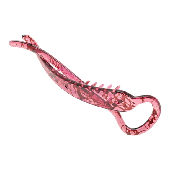 Unique Bargains 1 Pc Elegant Simple Twist Hair Clips Hairdo Clip Wine Red