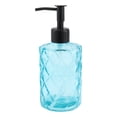 thumbnail image 1 of Unique Bargains 1 Pc Elegant Soap Pump Dispenser for Bathroom 11.15oz Blue Black, 1 of 6