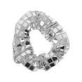 thumbnail image 1 of Unique Bargains 1 Pc Elegant Square Sequins Scrunchies for Home Silver Tone, 1 of 5