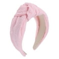 thumbnail image 1 of Unique Bargains 1 Pc Elegant Tie Headbands for Women Pink, 1 of 6