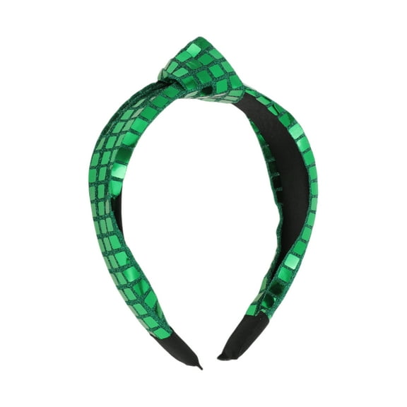 Unique Bargains 1 Pc Elegant Wide Headbands for Women Green
