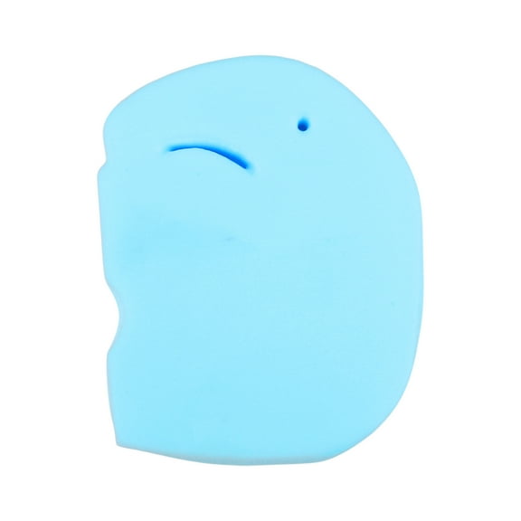 Unique Bargains 1 Pc Elephant Shape Bath Sponge Body Scrubber Blue