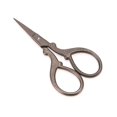 thumbnail image 1 of Unique Bargains 1 Pc Embossed Scissors Eyebrow Trimmer Bathroom Titanium Tone, 1 of 5