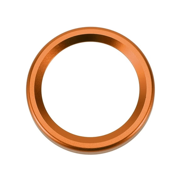 Unique Bargains 1 Pc Engine Start Stop Button Switch Knob Cover Ring for Ford Maverick 2022 Key Ignition Starter Knob Ring Cover Decoration Aluminum Alloy Orange