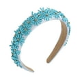 thumbnail image 1 of Unique Bargains 1 Pc Exquisite Fresh Floral Headband Blue, 1 of 6