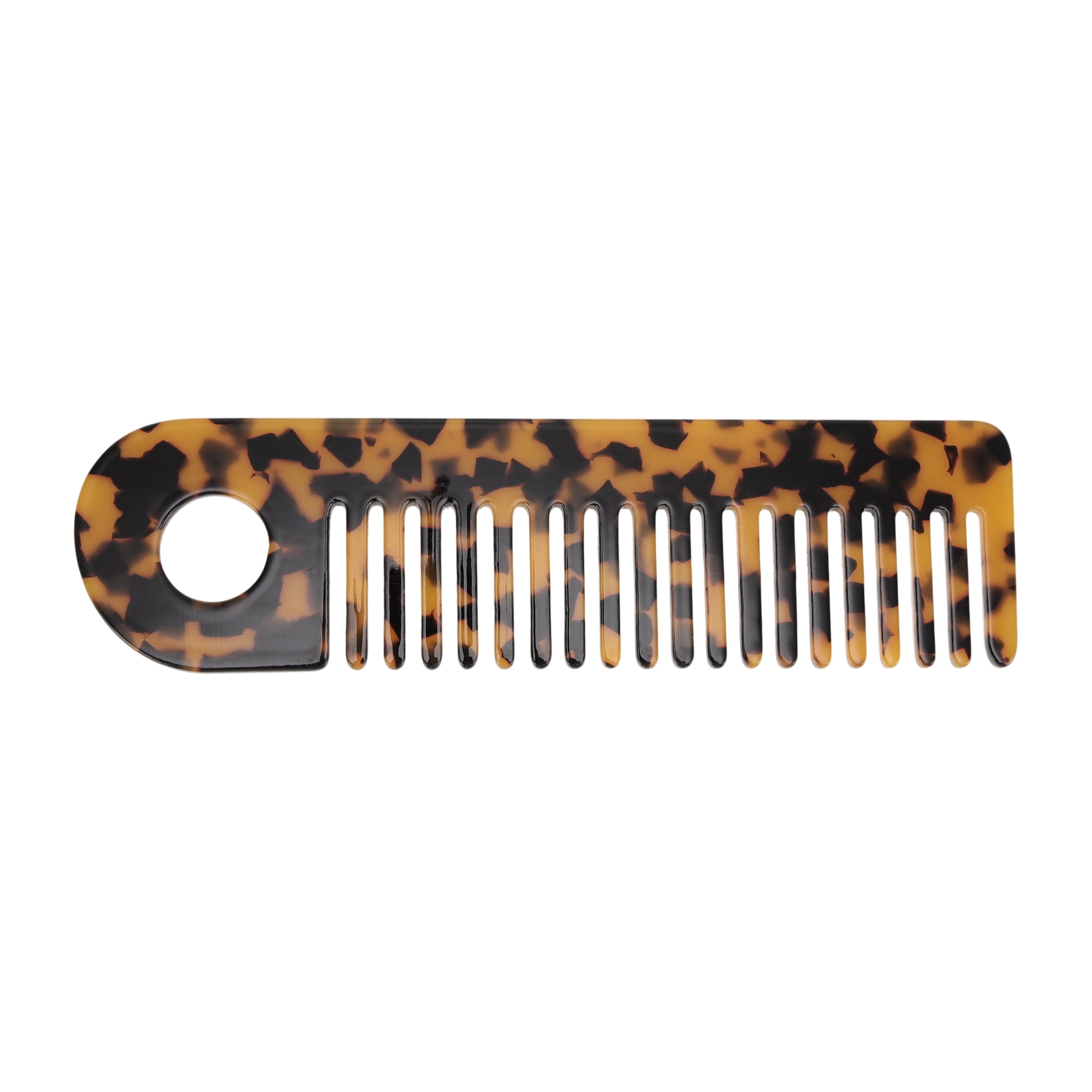 Unique Bargains 1 Pc Exquisite Marble Pattern Hair Comb for All Hair Types Brown