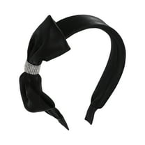 Unique Bargains 1 Pc Exquisite Mesh Side Bow Headband Black