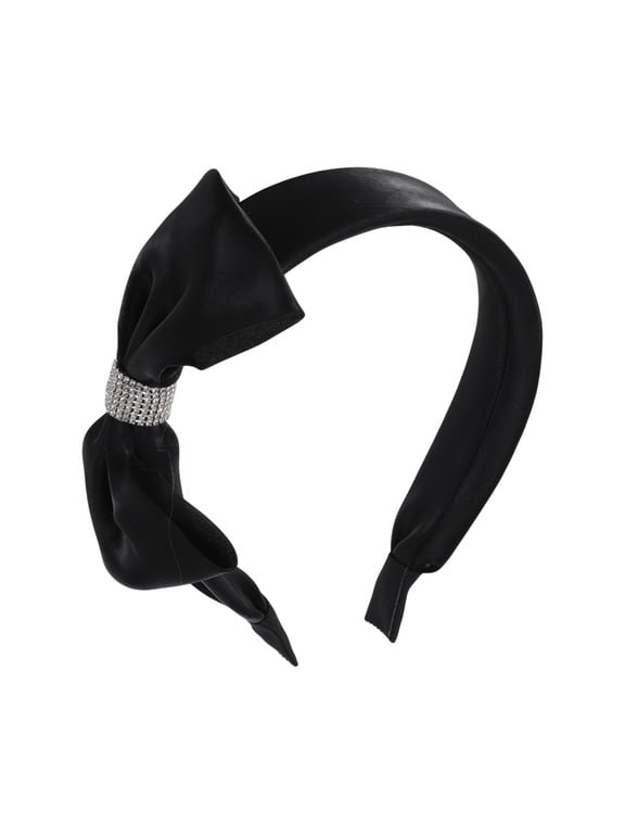 1 Pc Exquisite Mesh Side Bow Headband Black