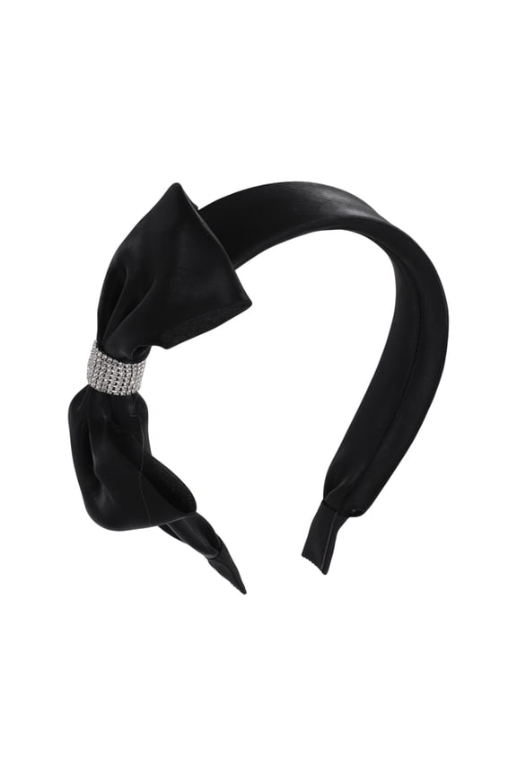 1 Pc Exquisite Mesh Side Bow Headband Black