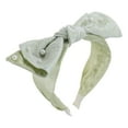 thumbnail image 1 of Unique Bargains 1 Pc Exquisite Pearl Rose Jacquard Bow Headband Green, 1 of 6