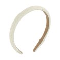 thumbnail image 1 of Unique Bargains 1 Pc Exquisite Thin-edged Woven Straw Headband White, 1 of 6