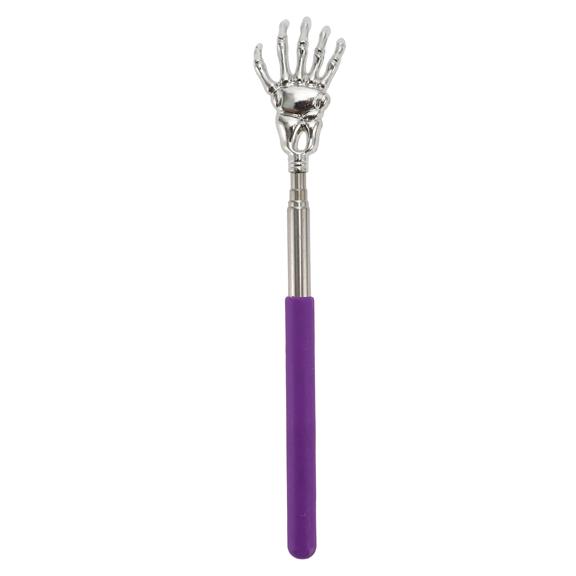 Unique Bargains 1 Pc Extendable Back Massager Ideal for Bathroom Purple