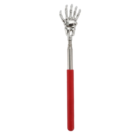 Unique Bargains 1 Pc Extendable Back Massager Ideal for Bathroom Red