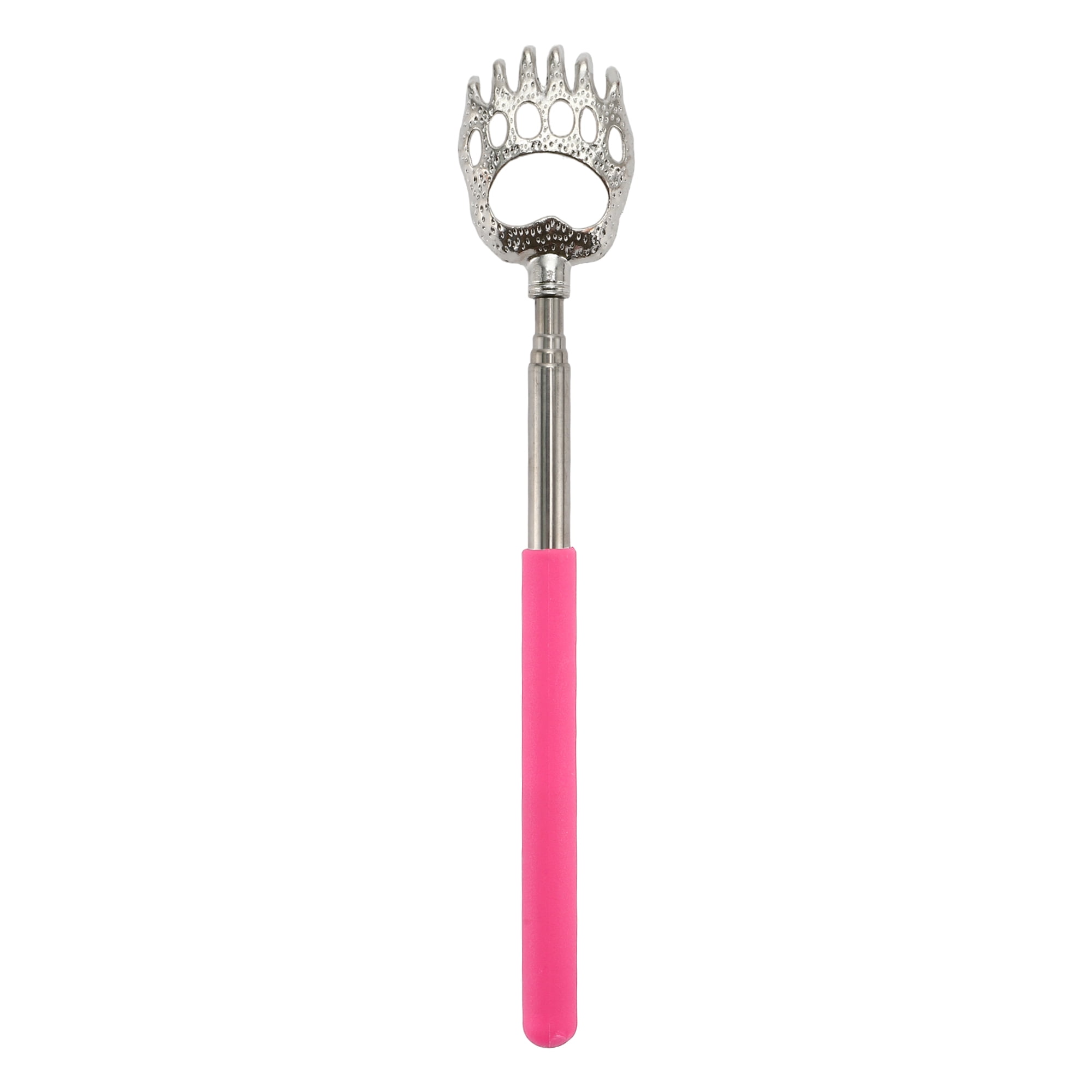 Unique Bargains 1 Pc Extendable Back Scratcher for Bathroom Pink