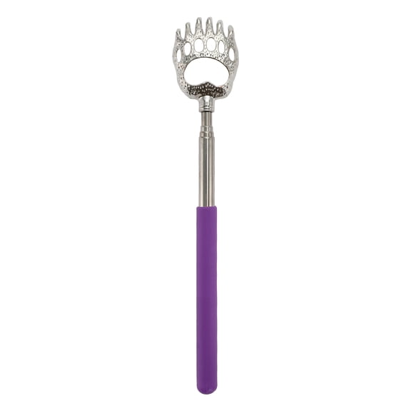 Unique Bargains 1 Pc Extendable Back Scratcher for Bathroom Purple