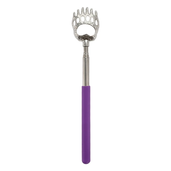 Unique Bargains 1 Pc Extendable Back Scratcher for Bathroom Purple