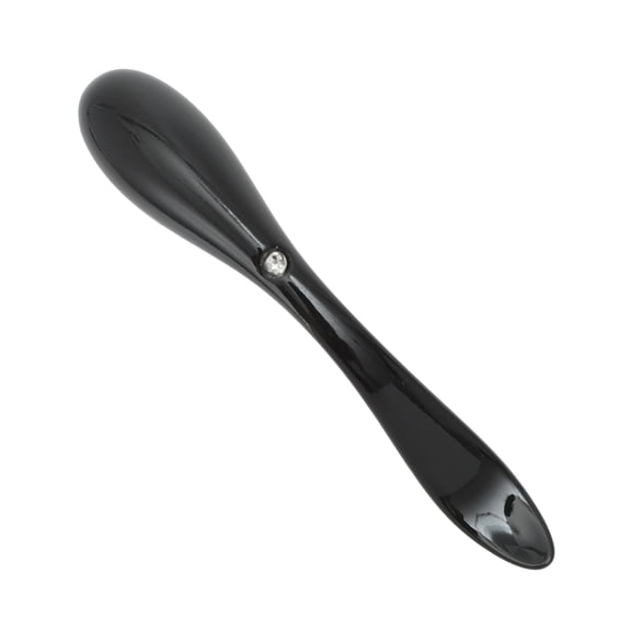 Unique Bargains 1 Pc Eye Cream Massage Stick Iron Shape Eye Cream Applicator Black